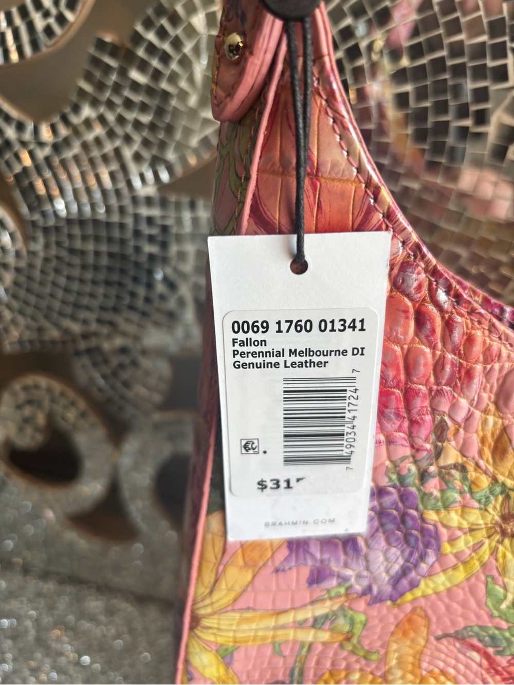 ⭐️Brahmin Fallon Perennial Melbourne DI Leather Shoulder Bag - Picture 3 of 10